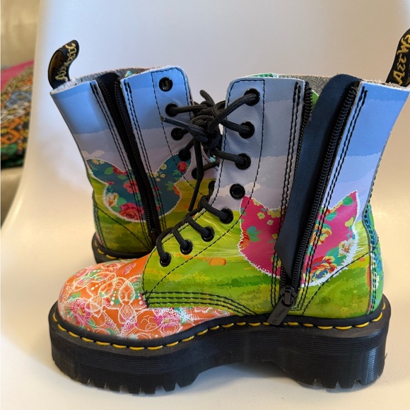 Dr. Martens Jadon Daze Platform Combat Boots Size 5 (3 UK) Rare hard to find - Picture 4 of 10